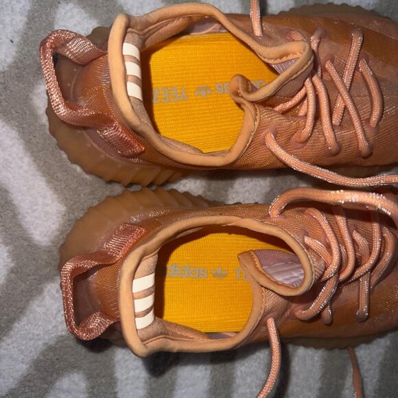 Adidas Yeezy Boost 350 V2 Mono Clay Carrot Orange Coral Pink (Mens/Womens- Unise - Picture 6 of 6